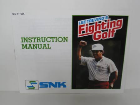 Fighting Golf, Lee Trevinos - NES Manual
